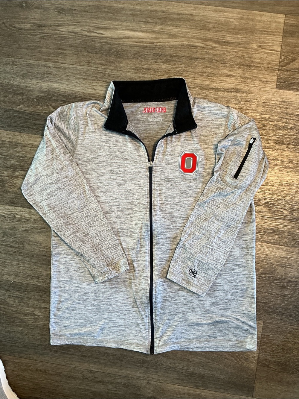 Ohio State Buckeyes Gray Zip-Up Jacket